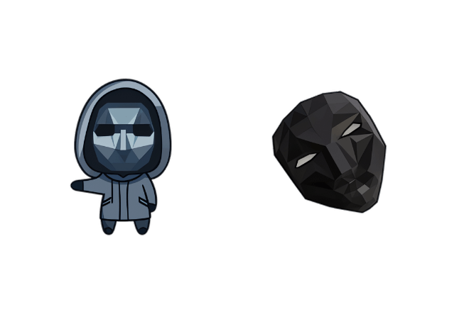 Chibi Hombre Frontal de Squid Game
