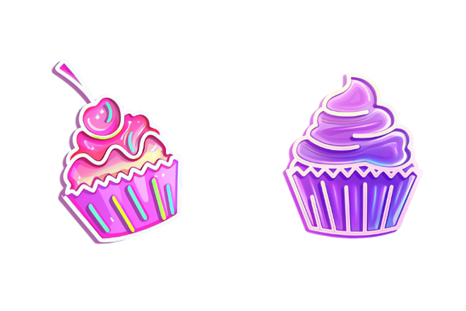 ネオンカップケーキ
