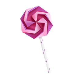 Origami Bonbons und Lutscher