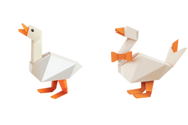 Origami Goose