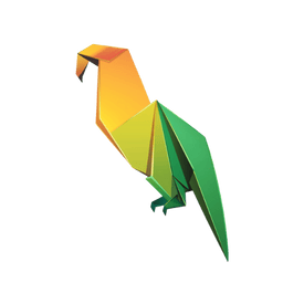 Origami Parrot