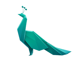 Origami Peacock