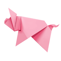 Origami-Schwein