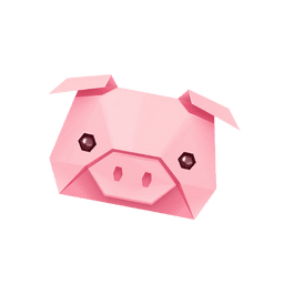 Origami-Schwein