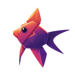 Caballito de mar y pez de origami