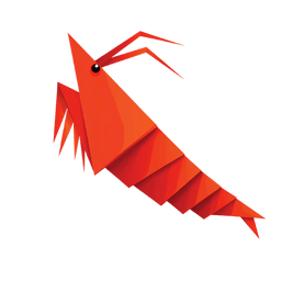 Camarón de origami