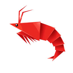 Camarón de origami