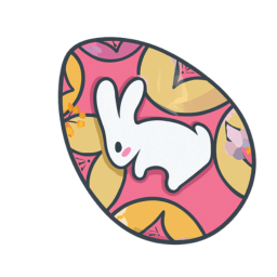 Easter Egg & Bunny Animated
