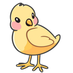 Easter Egg & Chick Animated