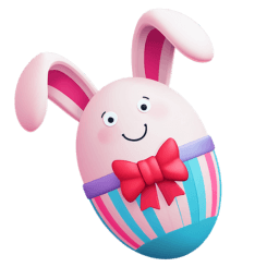 Mister Egg & Bunny Egg 3D