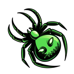 Laba-laba Asam Halloween