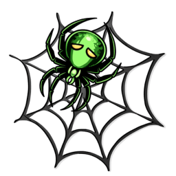 Laba-laba Asam Halloween