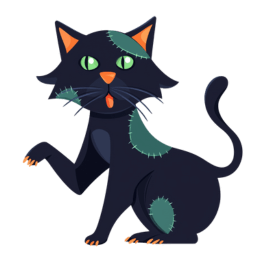 Kucing Hitam Halloween