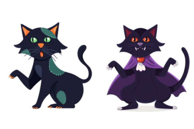 Kucing Hitam Halloween
