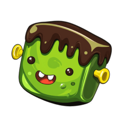 Permen Bola Mata & Jelly Frankenstein Halloween