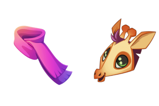 Animal Jam Giraffe and Scarf