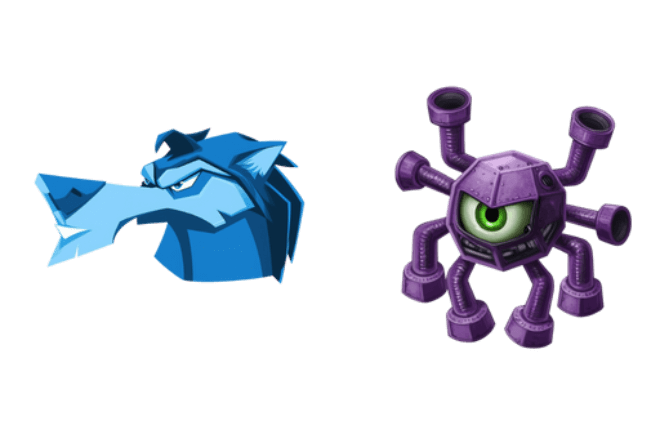 Animal Jam Greely and Phantomizer