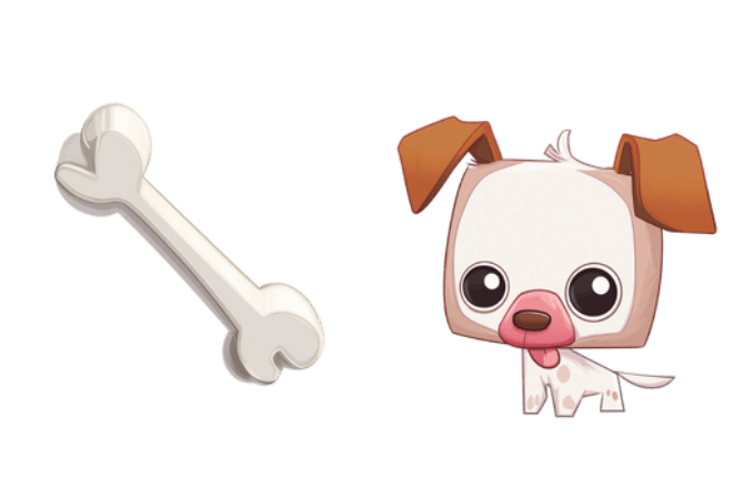 Animal Jam Pet Puppy and Bone