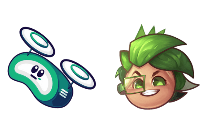 Cookie Run Aloe Cookie and A.L.O.E. Drone