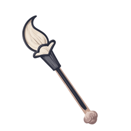 Cookie Run Camellia Cookie and a Brush