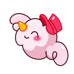 Cookie Run Cotton Candy and Bird
