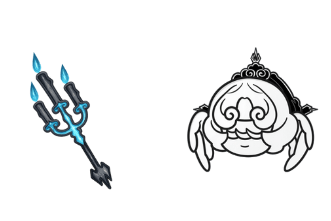 Cookie Run Doughael and a Candelabrum