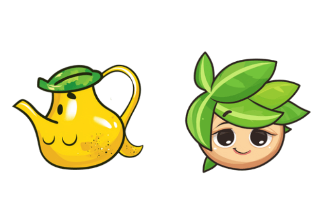 Cookie Run Herb and Herb Teapot
