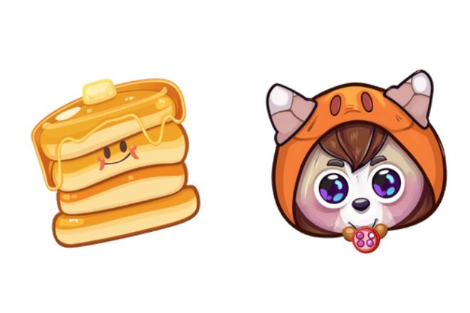 Cookie Run Pancake and Pancake Frisbee
