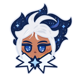 Cookie Run Stardust and a Ribbon