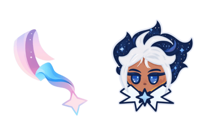 Cookie Run Stardust and a Ribbon
