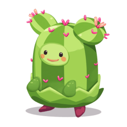 Ooblets Bristlebud und Gleamy Bristlebud