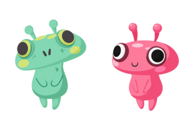 Ooblets Tud and Gleamy Tud