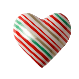 Golden Christmas Tree & Candy Heart