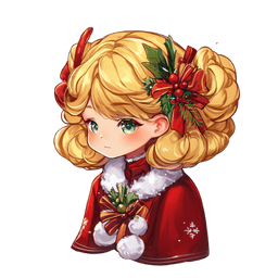 Beautiful Christmas Girl