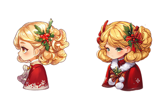 Beautiful Christmas Girl