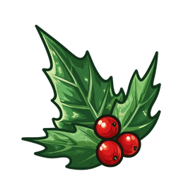 Christmas Holly & Mistletoe