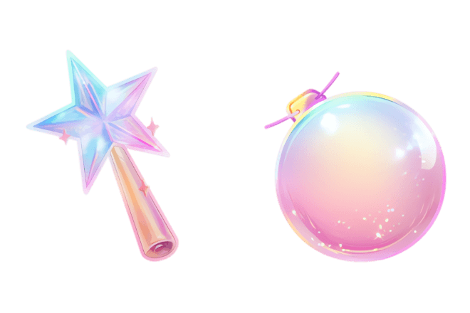 Christmas Star & Bulb