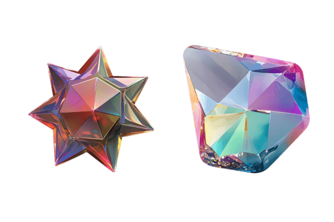 Enigmatic Diamond & Star