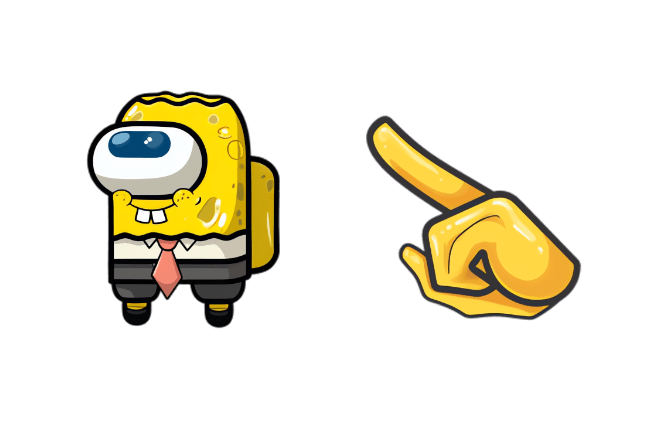 Among Us Spongebob
